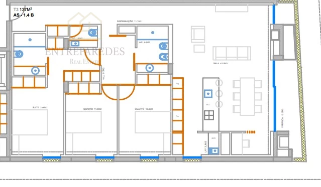 EMPREENDIMENTO FUSION - APARTAMENTO T3 COM VARANDA PARA COMPRAR EM CONDOMÍNIO FECHADO EXCLUSIVO NA CIDADE DO PORTO AS.